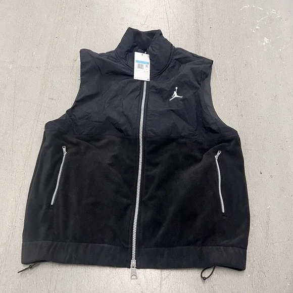 Nike Air Jordan Essentials Winter Vest Black FD8628-010 Men's Size M - Picture 1 of 8